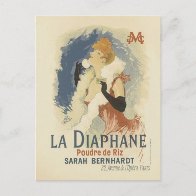 Vintage Ad Poster Postkarte (Vorderseite)