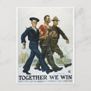 Vintage Ad Poster Postkarte