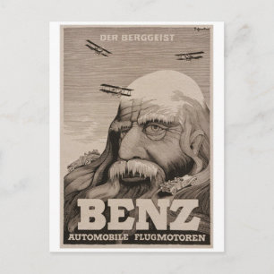 Vintage Ad Poster Postkarte