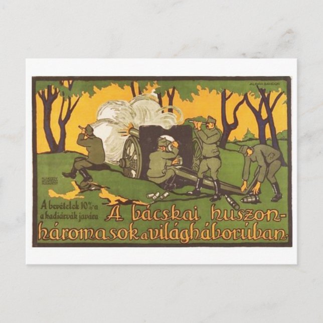 Vintage Ad Poster Postkarte (Vorderseite)