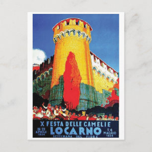 Vintage Ad Poster Postkarte