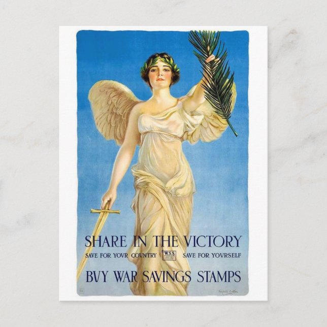 Vintage Ad Poster Postkarte (Vorderseite)