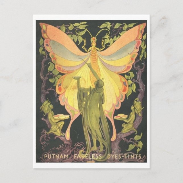 Vintage Ad Poster Postkarte (Vorderseite)