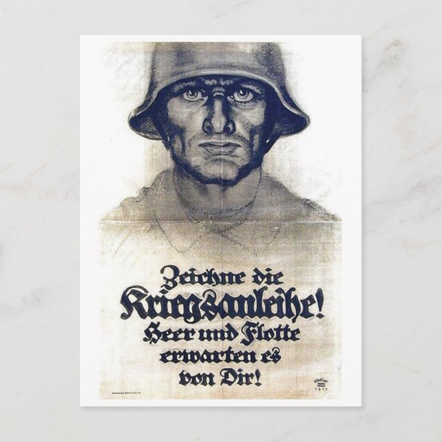 Vintage Ad Poster Postkarte (Vorderseite)