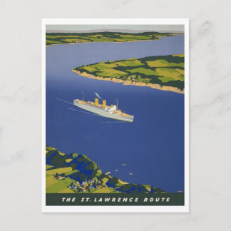 Vintage Ad Poster Postkarte