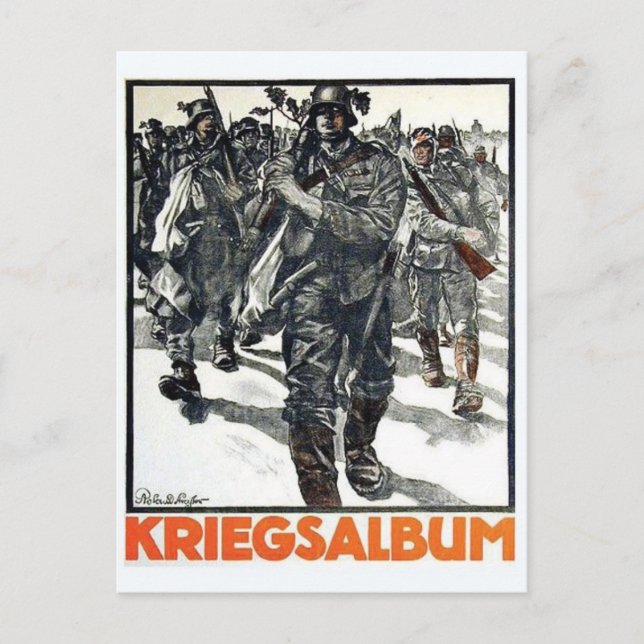 Vintage Ad Poster Postkarte (Vorderseite)