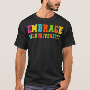 Vintage ADHS Autismus ASD Umarme Neurodiversität T-Shirt
