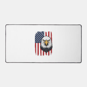 Vintage-Adler-Amerikanische-Flagge-Patriotisches-S Schreibtischunterlage