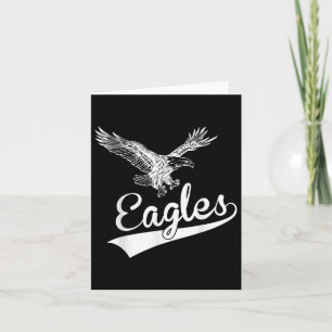 Vintage Adler mit Vogel Inspiration Karte