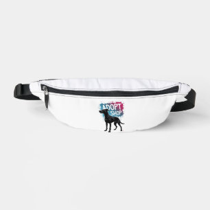 Vintage Adoptiere Nicht Kaufen Hund Graffiti Rettu Bauchtasche