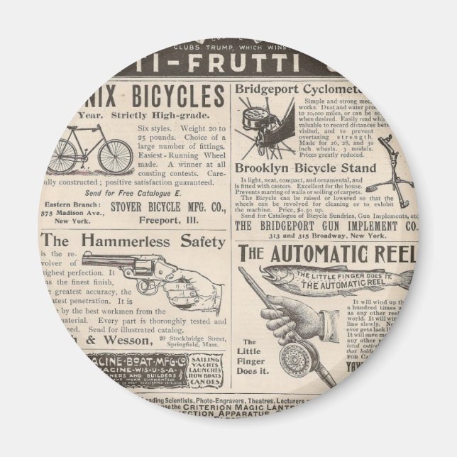 Vintage Ads Magnet (Vorne)