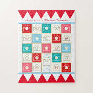 Vintage Adventskalender Puzzle