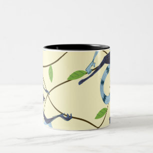 Vintage Affen Zweifarbige Tasse