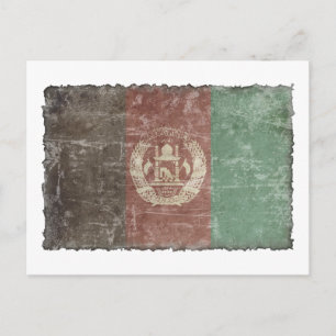 Vintage Afghanistan Postkarte