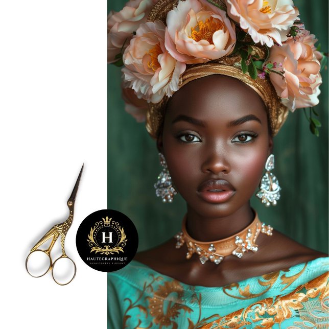 Vintage afrikanische Amerikanerin Dekoupage Seidenpapier (Von Creator hochgeladen)