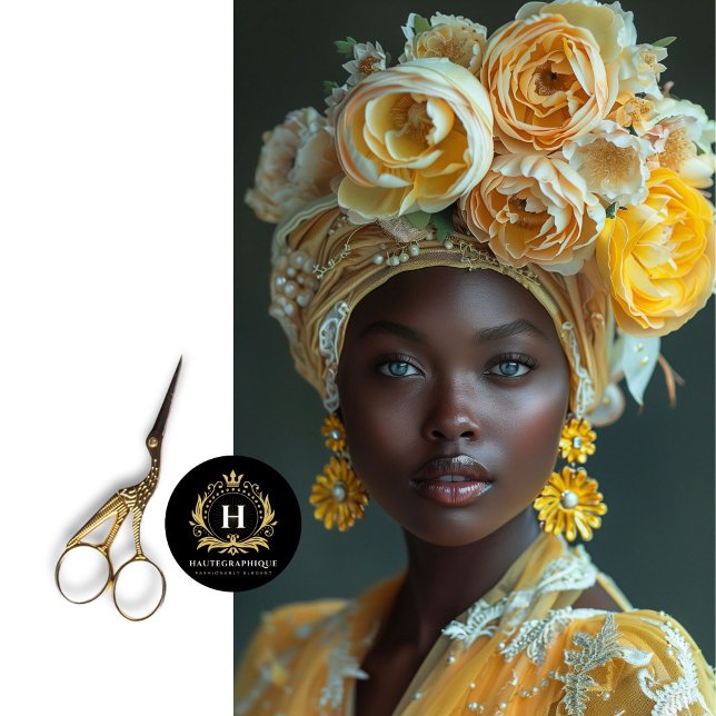 Vintage afrikanische Amerikanerin Dekoupage Seidenpapier (Von Creator hochgeladen)