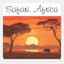 Vintage Afrikanische Safari 