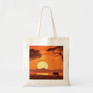 Vintage Afrikanische Safari  Tragetasche