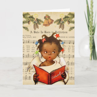 Vintage Afrikanische Weihnachtskarte Karte