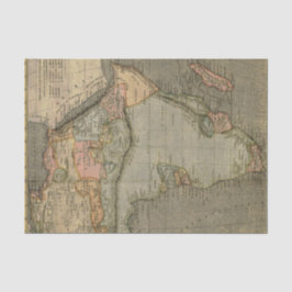 Vintage Afrikastraße Seidenpapier