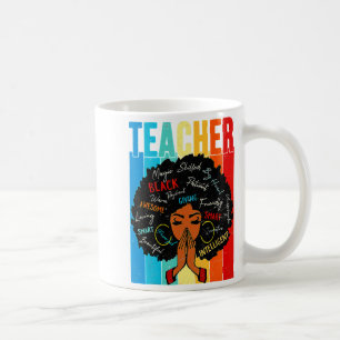 Vintage Afro Schwarzer Geschichtsmonat Afroamerika Kaffeetasse