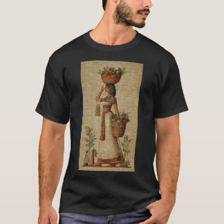 Vintage-Ägyptische-Königinnen-Kunst-T-Shirt | Alte T-Shirt