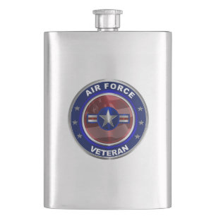 Vintage Air Force Gedenkstück für Veteranen Flachmann