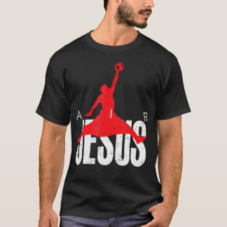 Vintage Air Jesus Sport Christlich Religiöse Bibel T-Shirt