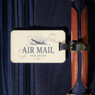 Vintage-Air-Mail-Gepäckanhänger Gepäckanhänger