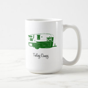 Vintage Airflyte Campings-Anhänger-Tasse Tasse