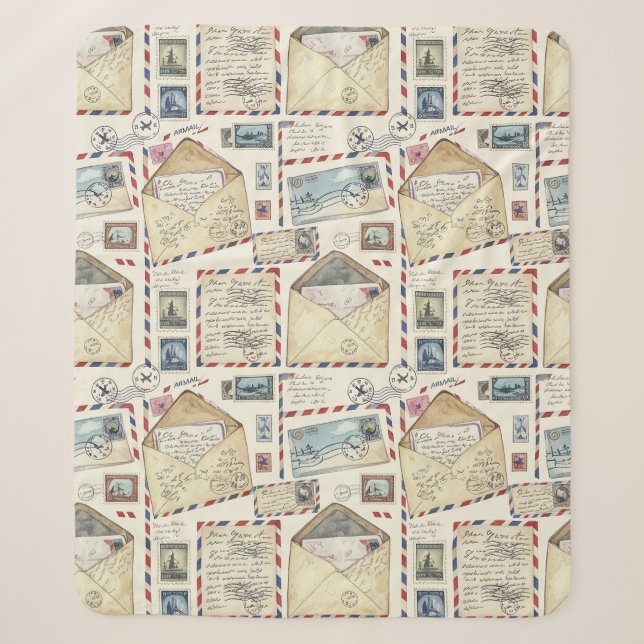 Vintage-Airmail-Abenteuer (2) Sherpadecke (Vorderseite)