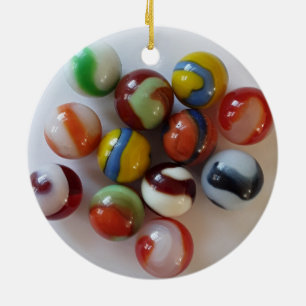 Vintage Akro Agate Korkenzieher Glas Murmeln Keramik Ornament