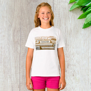 Vintage Aktenordner-Kataloge Register-Organisation T-Shirt