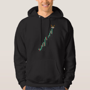 Vintage-Aktienchart Floki Inu Coin To The Moon Cry Hoodie