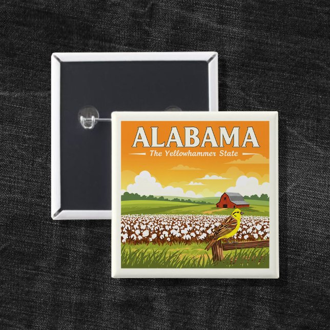 Vintage Alabama Button (Von Creator hochgeladen)
