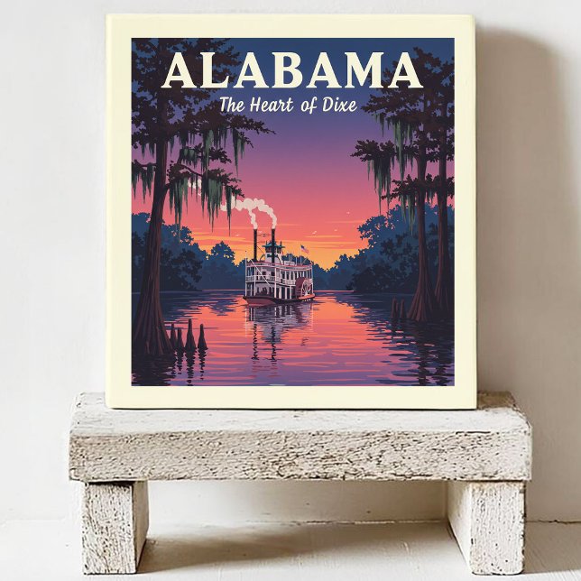 Vintage Alabama Fliese (Von Creator hochgeladen)