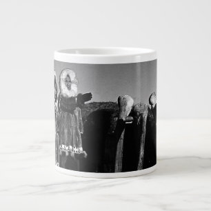 Vintage Alaska Fell bekleideter Eskimo arktischer Jumbo-Tasse
