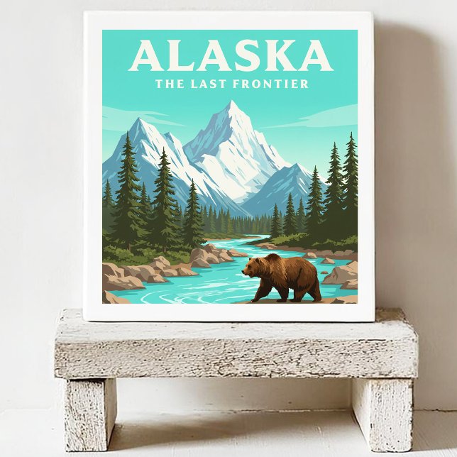 Vintage Alaska Fliese (Von Creator hochgeladen)