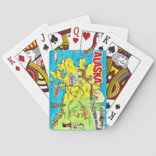 Vintage-Alaska-Karten Spielkarten