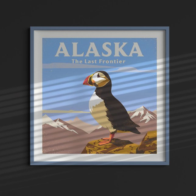 Vintage Alaska Poster (Von Creator hochgeladen)