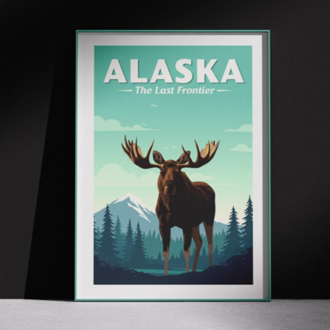 Vintage Alaska Poster (Von Creator hochgeladen)