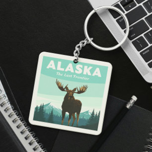 Vintage Alaska Schlüsselanhänger