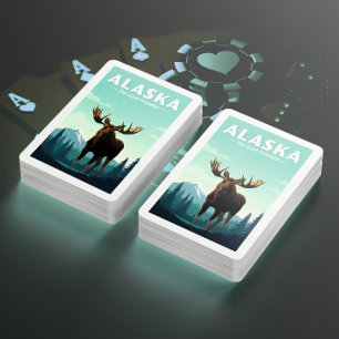 Vintage Alaska Spielkarten