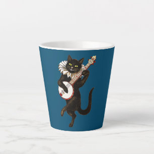 Vintage Alberne Katze Banjo Country Cat Milchtasse