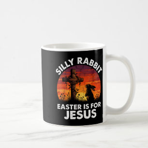 Vintage Alberner Hase Ostern ist für Jesus Religiö Kaffeetasse