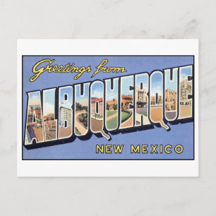 Vintage Albuquerque Postcard Postkarte