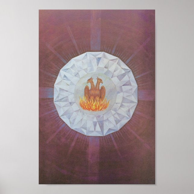 Vintage AlchemikalienIllustration Poster (Vorne)