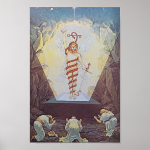 Vintage AlchemikalienIllustration Poster