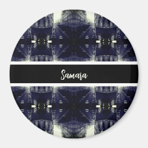 Vintage Algerien Algier Autos Gebäude Magnet