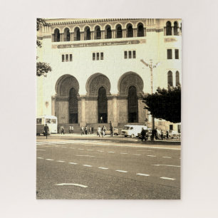 Vintage Algerien Algier Das Postamt Puzzle